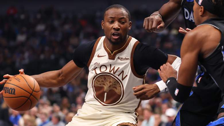 Jonathan Kuminga #1 of the Golden State Warriors