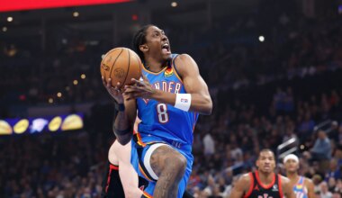 Full injury report for Sunday's Raptors vs. Thunder matchup