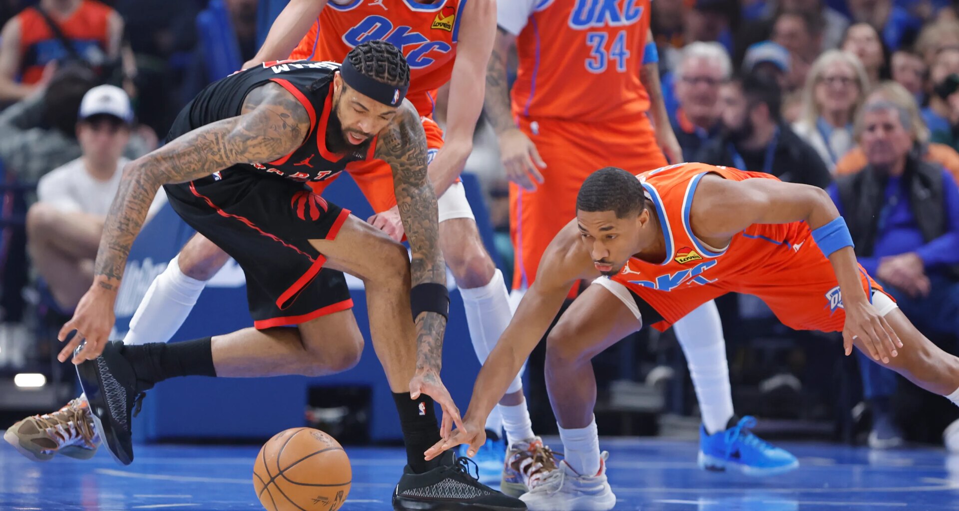 What happened at OKC Thunder's Monday, Jan. 26 practice