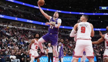 Luka Doncic scores 46 points as the Lakers beat the Bulls 129-118