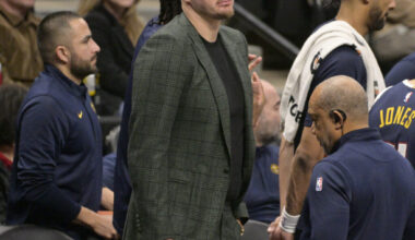 Denver Nuggets coach David Adelman discusses Nikola Jokic's timeline for return