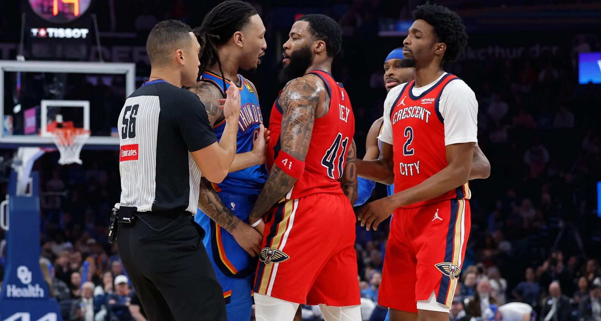 Best images from Thunder's 104-95 win over Pelicans