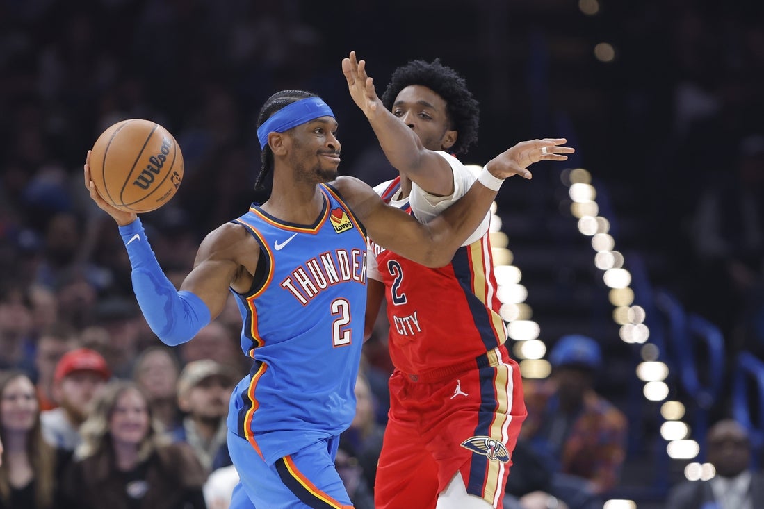 Shai Gilgeous-Alexander puts up 29 to lead Thunder past Pelicans