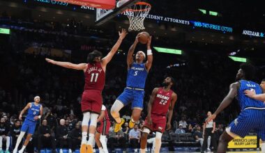 Paolo Banchero and Anthony Black lead Magic past Heat 133-124 to snap 4-game skid