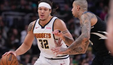 Nuggets forward Aaron Gordon out at least a month with strained right hamstring