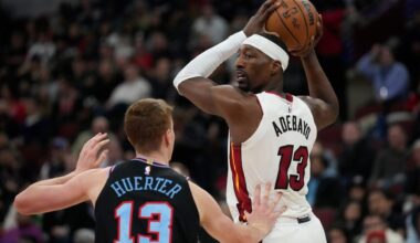 Powell scores 21 points and Heat outlast Bulls for 116-113 win