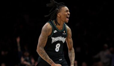 Timberwolves hit 22 3-pointers, coast to 123-111 win over Thunder