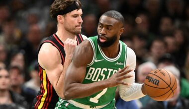 Celtics' Jaylen Brown addresses accidental elbow on Oneyka Okongwu
