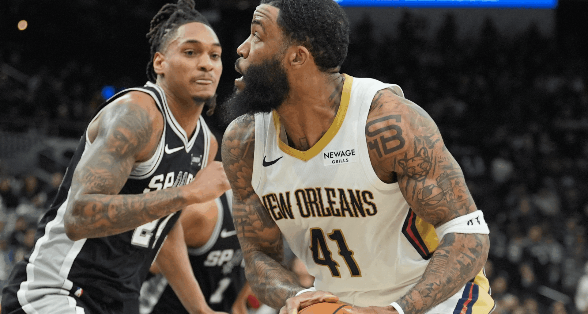 Saddiq Bey of the New Orleans Pelicans NBA