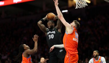 Thunder 'happy' to have Isaiah Hartenstein return in loss to Timberwolves