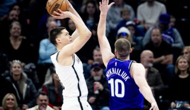 Egor Demin sets NBA rookie 3-point record in return to his 'second home'