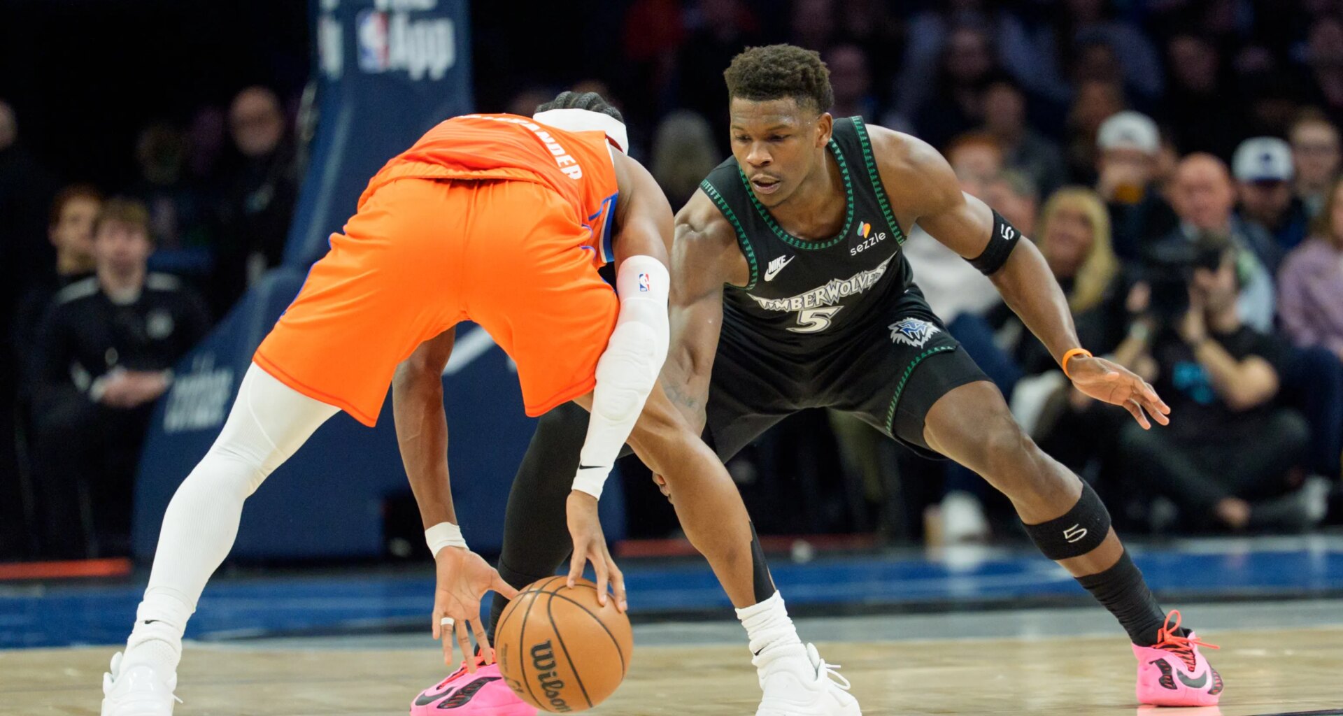 Thunder look flat in 123-111 loss to Timberwolves