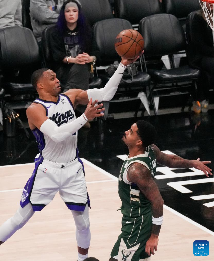 Milwaukee Bucks vs. Sacramento Kings-Xinhua