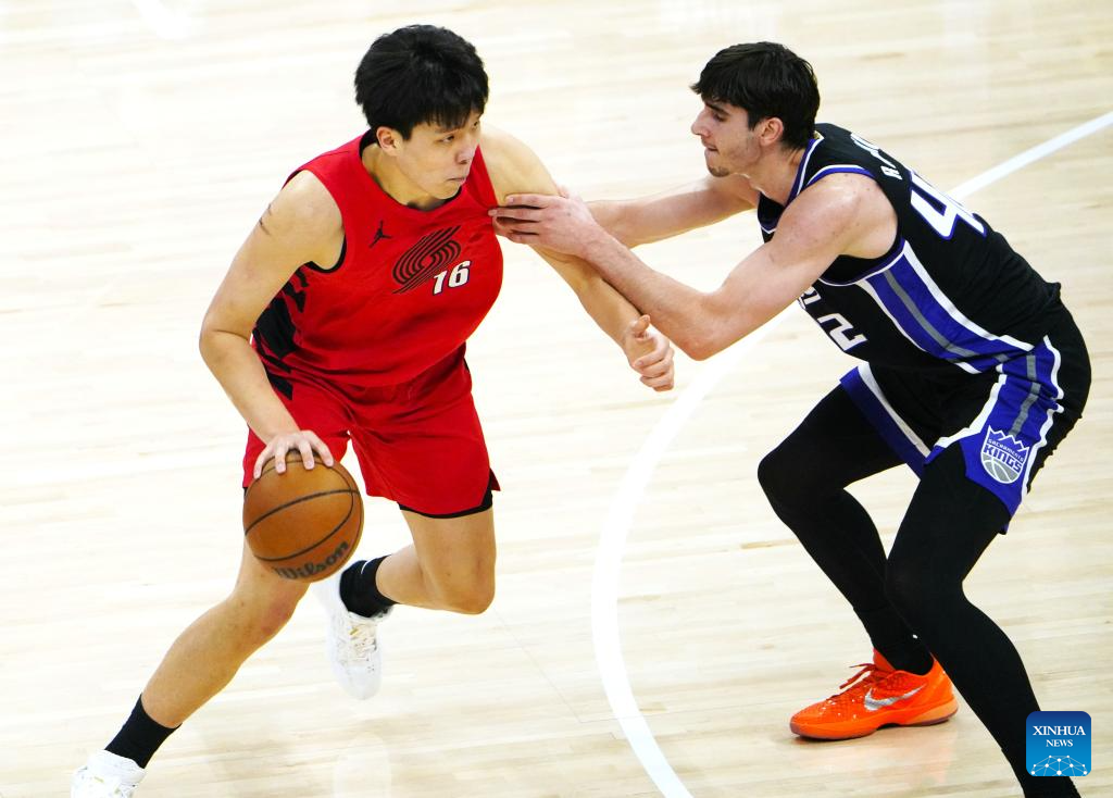 Portland Trail Blazers vs. Sacramento Kings-Xinhua