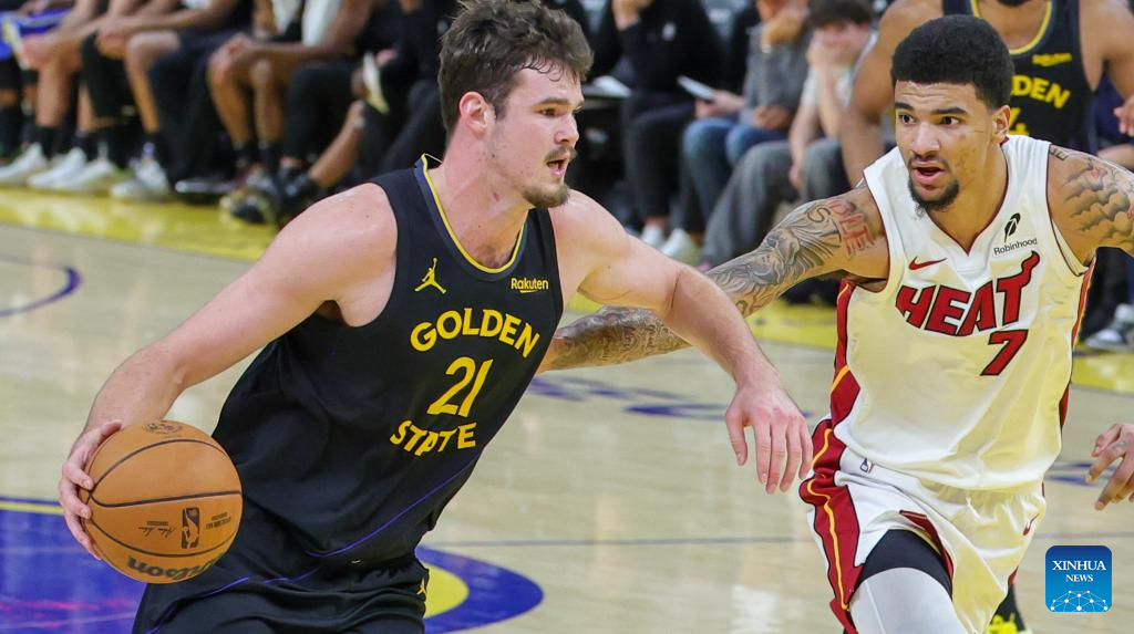 Golden State Warriors vs. Miami Heat-Xinhua