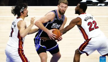 Miami Heats vs. Sacramento Kings-Xinhua