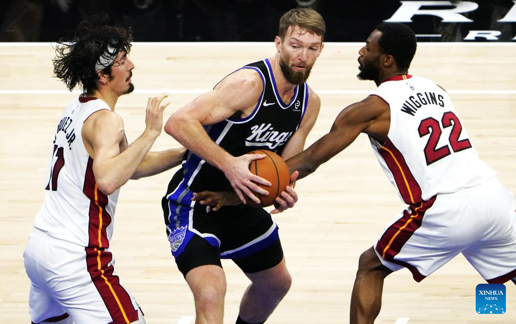 Miami Heats vs. Sacramento Kings-Xinhua