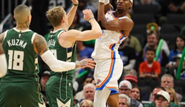 Milwaukee Bucks vs. Oklahoma City Thunder-Xinhua