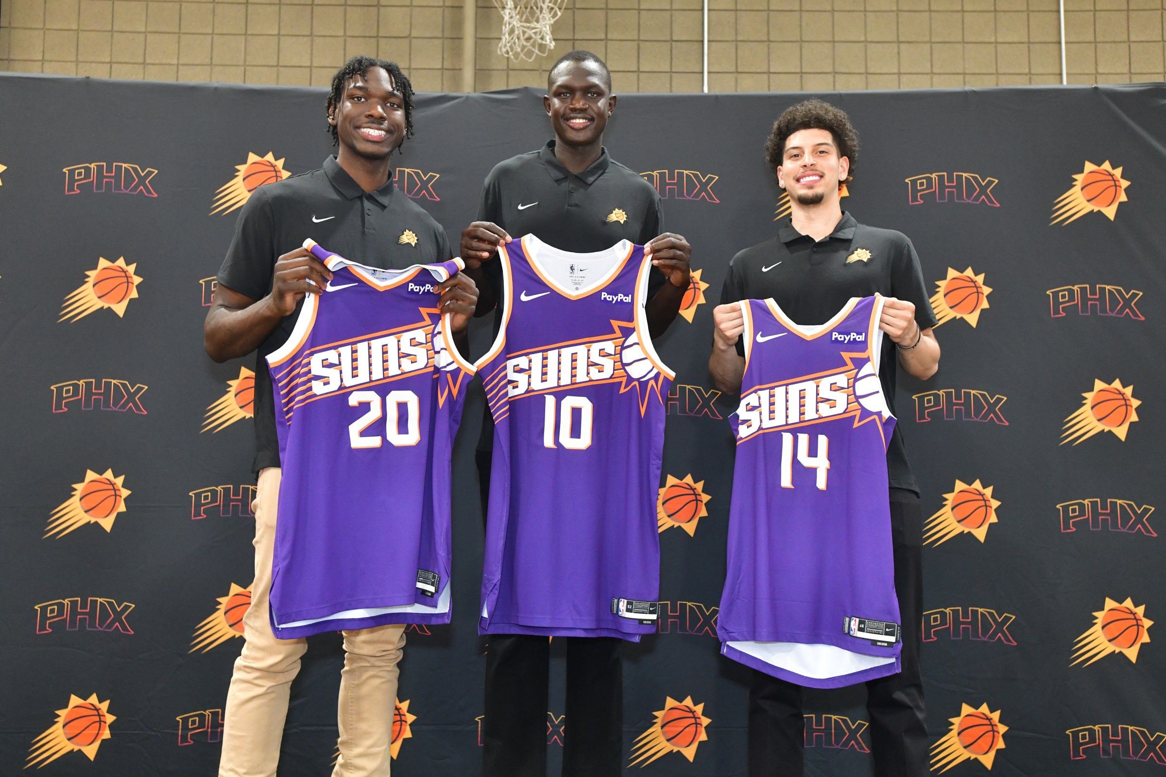 Phoenix Suns Introduce Khaman Maluach, Rasheer Fleming, and Koby Brea - Press Conference