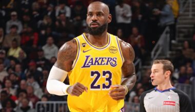 LeBron James' Signed Lakers Jersey to Mom Revealed on Video After Cavs Game, 'You're Incredible'