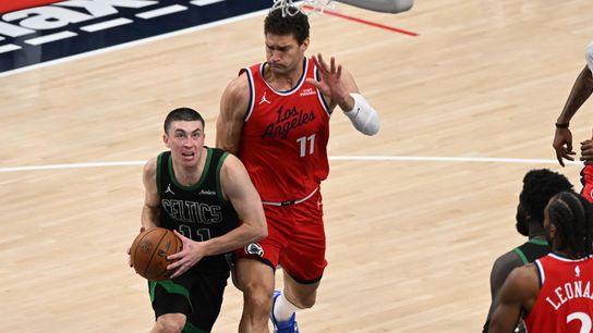 Bostong Celitcs guard Payton Pritchard, #11, makes a move under the basket during an NBA basketball game against the Los Angeles Clippers, Saturday January 3, 2026 at Intuit Dome in Inglewood, Calif. Bostong Celitcs guard Payton Pritchard, #11, makes a move under the basket during an NBA basketball game against the Los Angeles Clippers, Saturday January 3, 2026 at Intuit Dome in Inglewood, Calif.