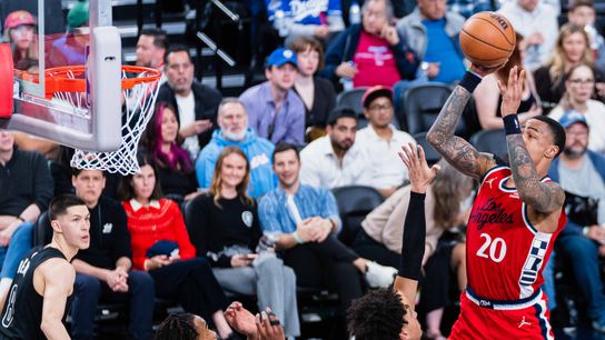 The LA Clippers defeat the Brooklyn Nets, 126-89, at Intuit Dome