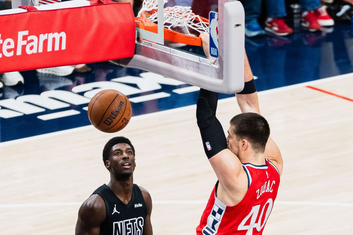 Los Angeles Clippers center Ivica Zubac (40) dunks the ball during an NBA basketball game against the Brooklyn Nets, Sunday January 25th, 2026 in Inglewood, California. Los Angeles Clippers center Ivica Zubac (40) dunks the ball during an NBA basketball game against the Brooklyn Nets, Sunday January 25th, 2026 in Inglewood, California.