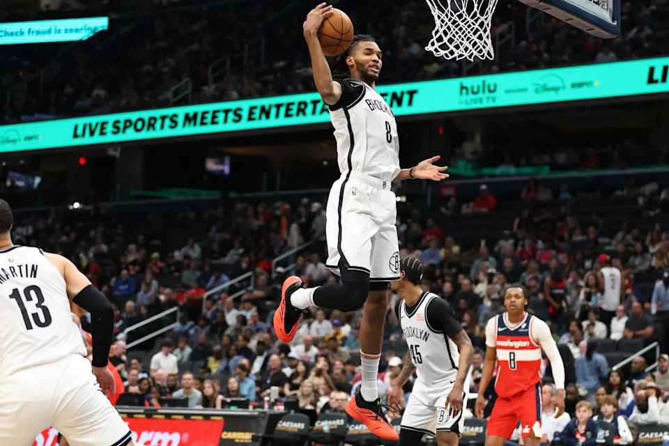 Brooklyn Nets forward Ziaire Williams (8)Daniel Kucin Jr&period;-Imagn Images
