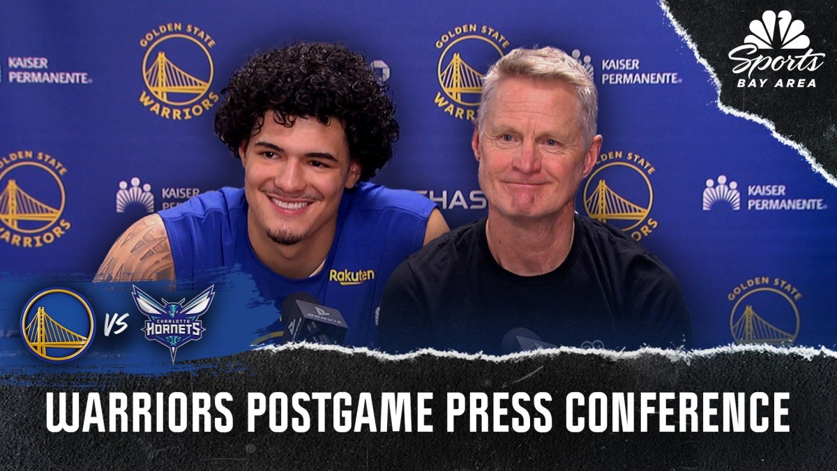Steve Kerr, Warriors discuss team’s 132-125 win over Hornets – NBC Sports Bay Area & California