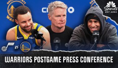Steph Curry, Warriors react to bounce-back win vs. Jazz – NBC Sports Bay Area & California