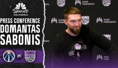 Domantas Sabonis shares emotions after return in Kings’ win – NBC Sports Bay Area & California