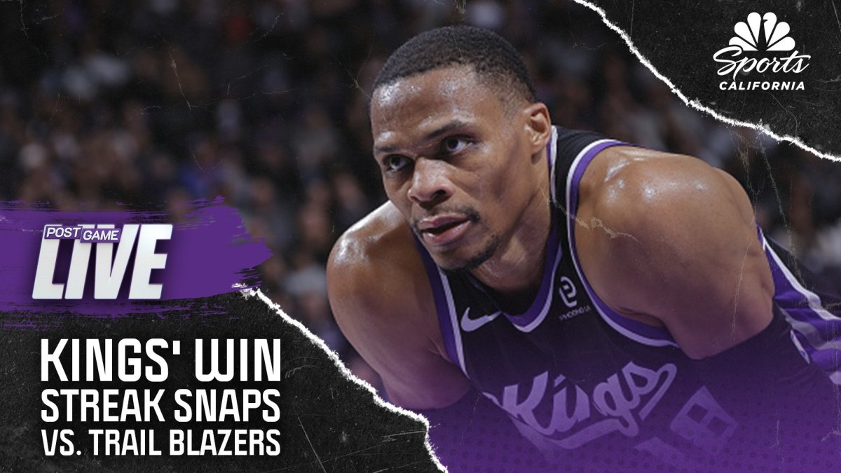 Kings’ win streak snaps with close loss to Trail Blazers – NBC Sports Bay Area & California