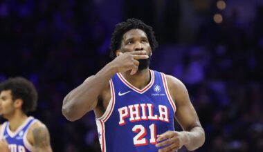 76ers C Joel Embiid out vs. Raptors