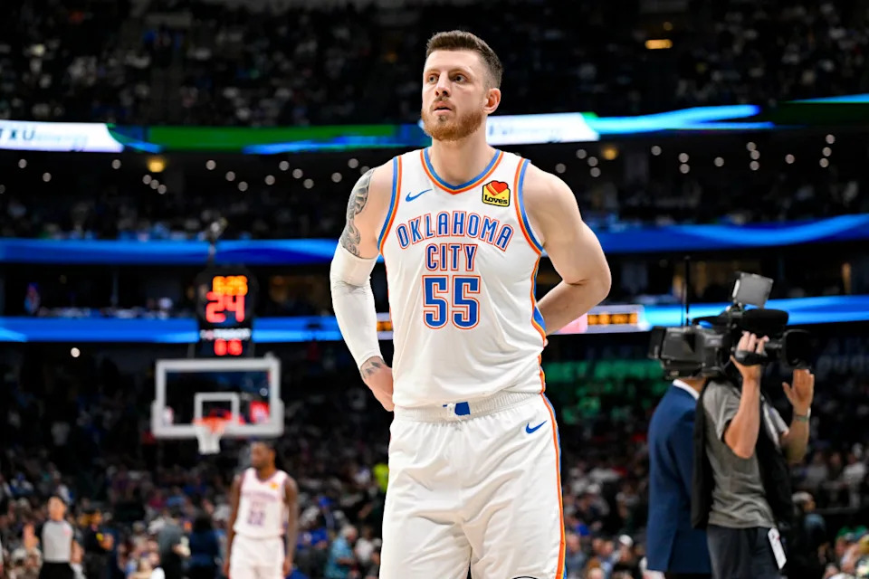 Oklahoma City Thunder center Isaiah Hartenstein (55)Jerome Miron-Imagn Images