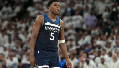 Anthony Edwards and Julius Randle