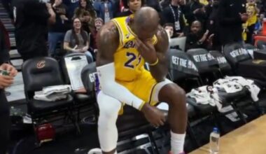 LeBron James tears up during emotional Cleveland homecoming, but Lakers go down in big loss to Cavaliers, Dyson Daniels latest news