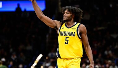 Andrew Nembhard, Jarace Walker help short-handed Pacers outlast Thunder 117-114 in Finals rematch :: WRAL.com