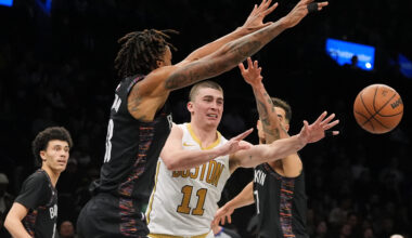 Payton Pritchard scores 32 and Celtics outlast Nets 130-126 in double overtime