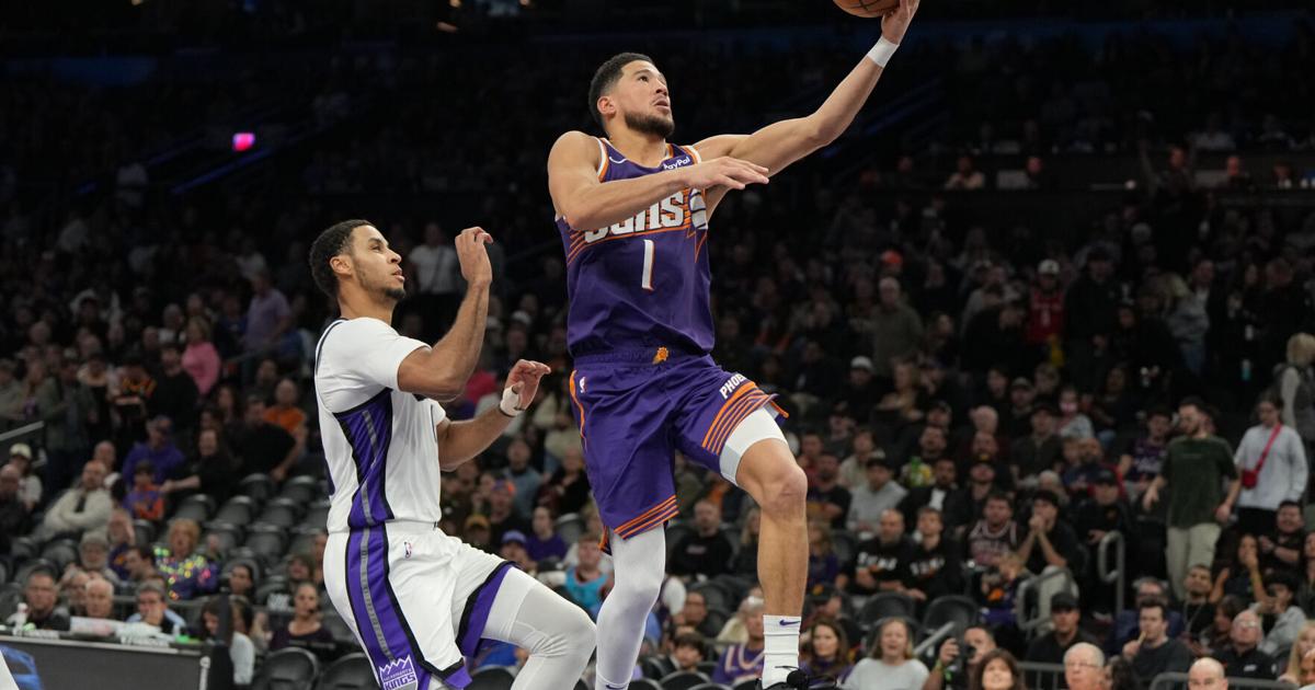 Booker scores 20 in 1st quarter, finishes with 33 as Suns rout Kings 129-102 | National Sports