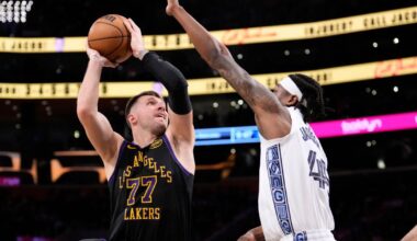 Doncic and James score 30+ each for 1st time this season in Lakers' 128-121 win over Grizzlies | Sports