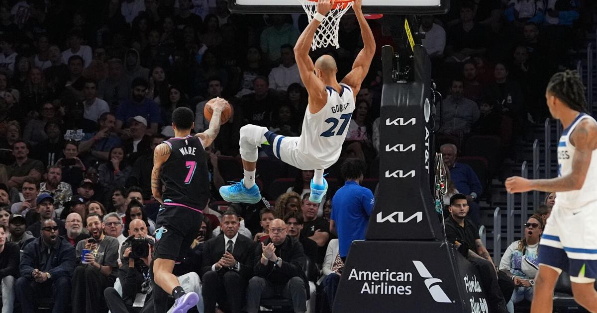 Edwards and Reid combine for 62, Timberwolves win 125-115 to snap Heat's 4-game winning streak | National Sports