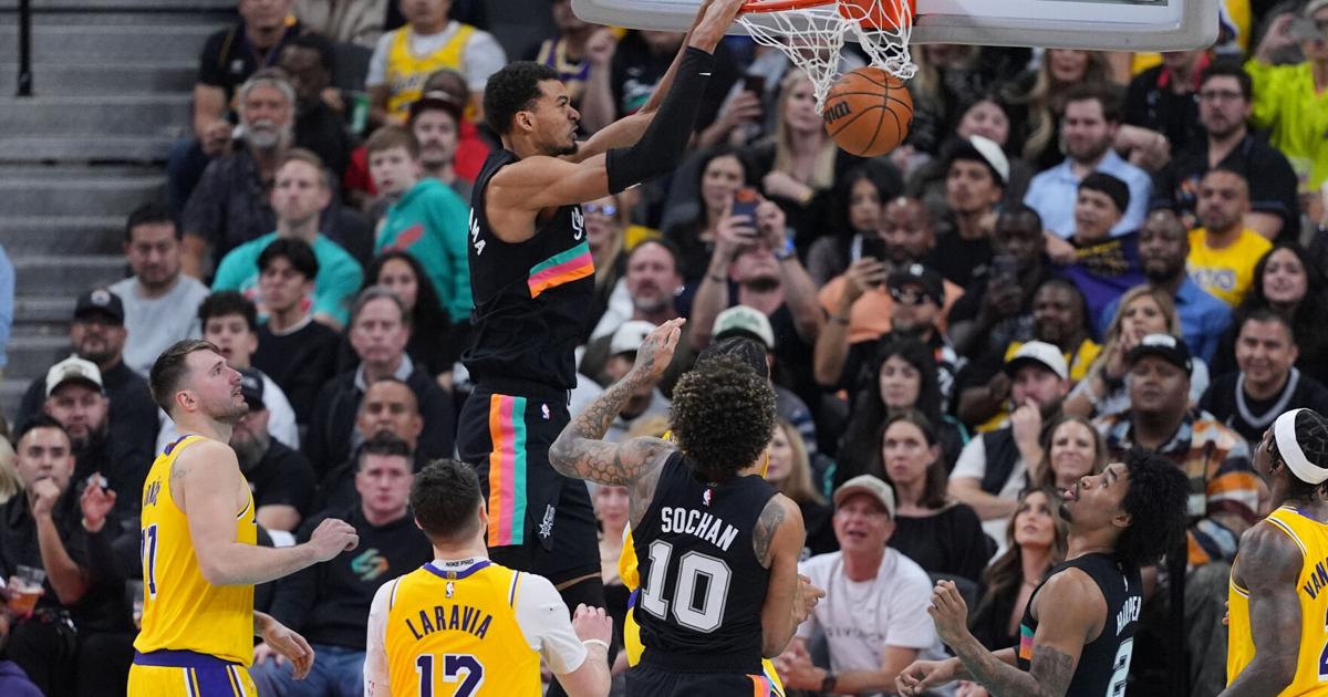 Johnson and Wembanyama fuel Spurs to win over Lakers 107-91, despite Doncic's 38 points | National Sports