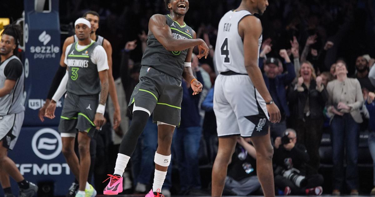 Edwards banks in late go-ahead runner in Timberwolves' 104-103 comeback victory over Spurs | National Sports