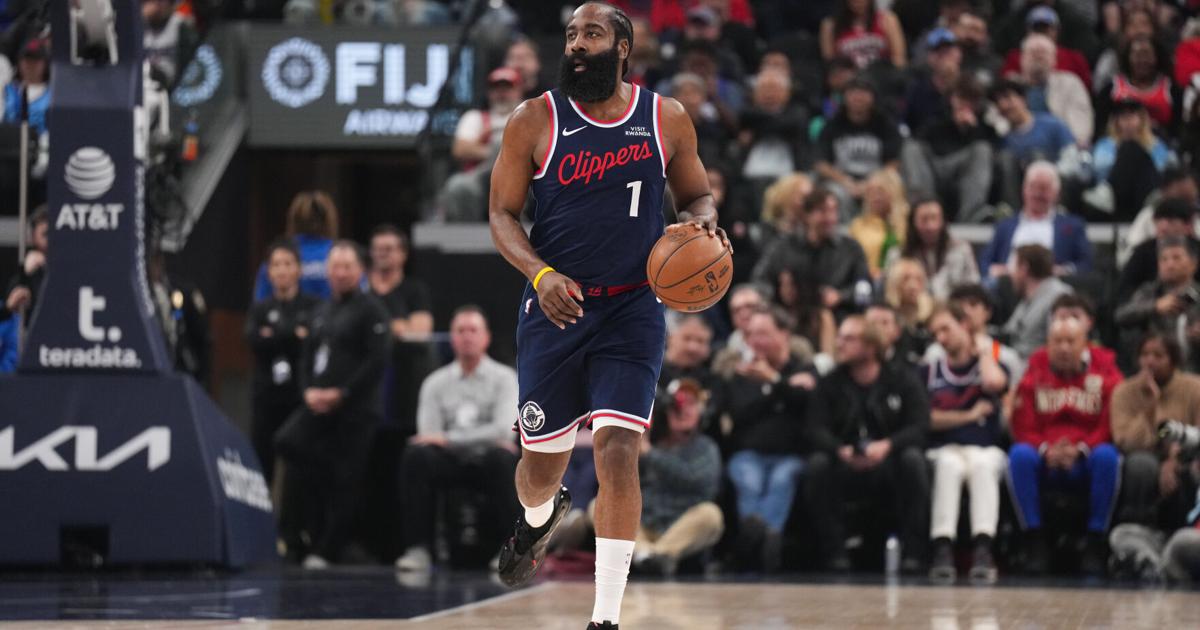 Clippers star James Harden passes Shaquille O'Neal for 9th place on the NBA's all-time scoring list | Sports