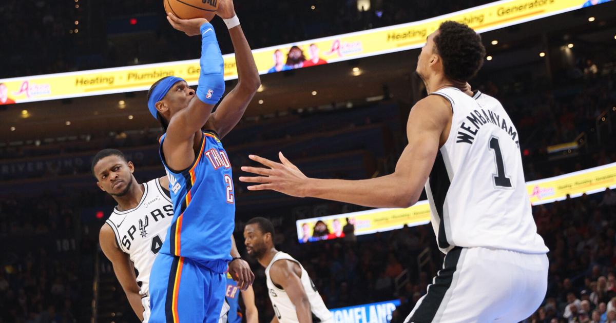 Defending champion Thunder back on track at midpoint after beating Spurs for 1st time in 4 meetings | National Sports