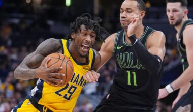 Huff's career-high 29 points power Pacers to a 127-119 win over the Pelicans | National Sports