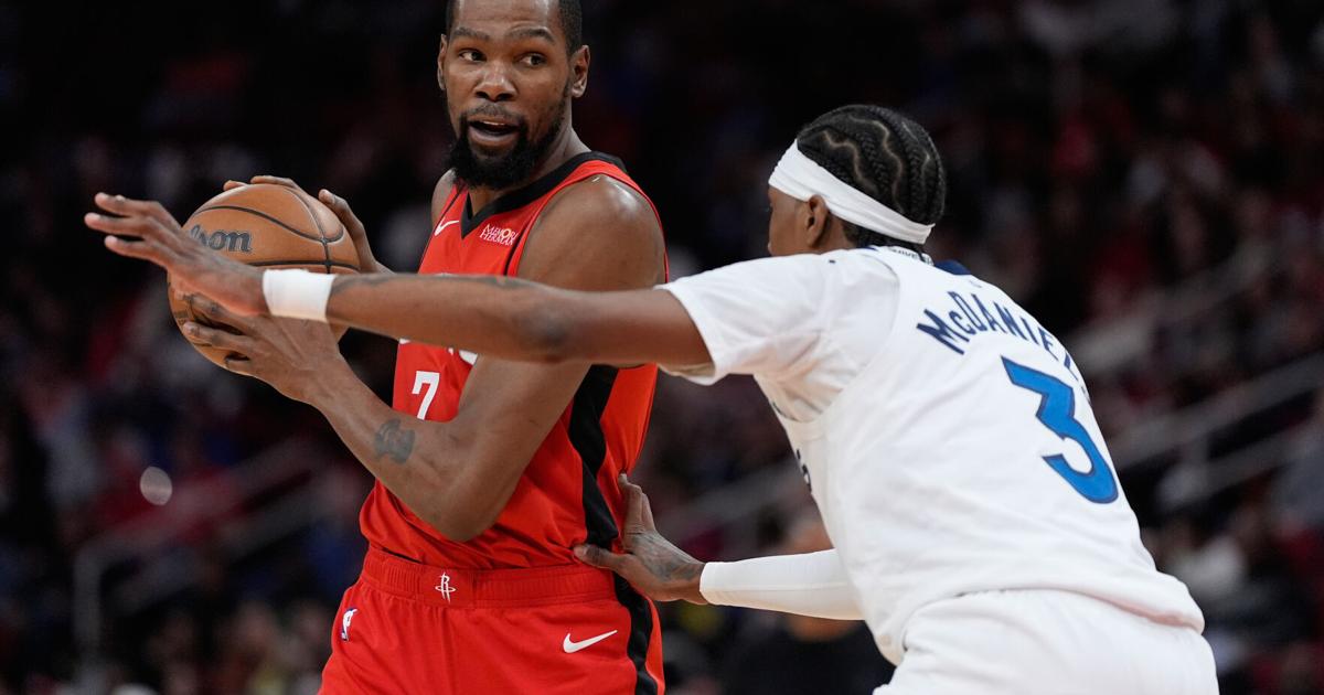 Kevin Durant's season-high 39 points and clutch free throws lift Rockets over Timberwolves | National Sports