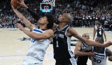 Wembanyama helps Spurs fend off season-high 55 points from Edwards as Spurs top Timberwolves |