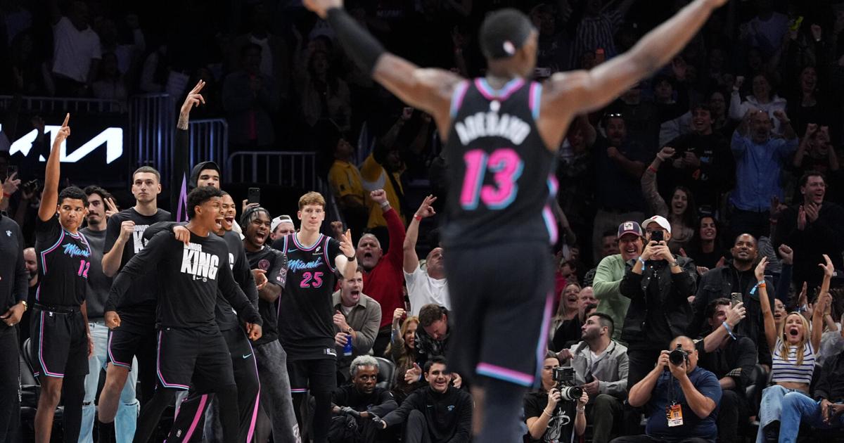 Andrew Wiggins' late 3-pointer secures Miami's 122-120 win over Oklahoma City | Pro National Sports