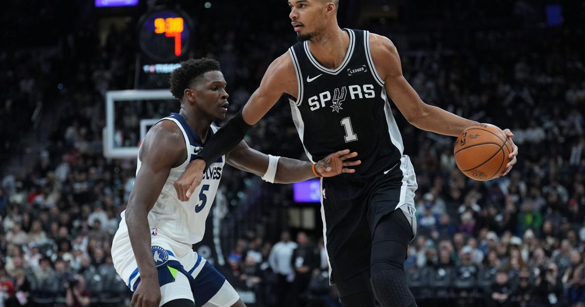Edwards, Wembanyama enjoy another showdown between two of the West's best as Spurs top Timberwolves | Sports